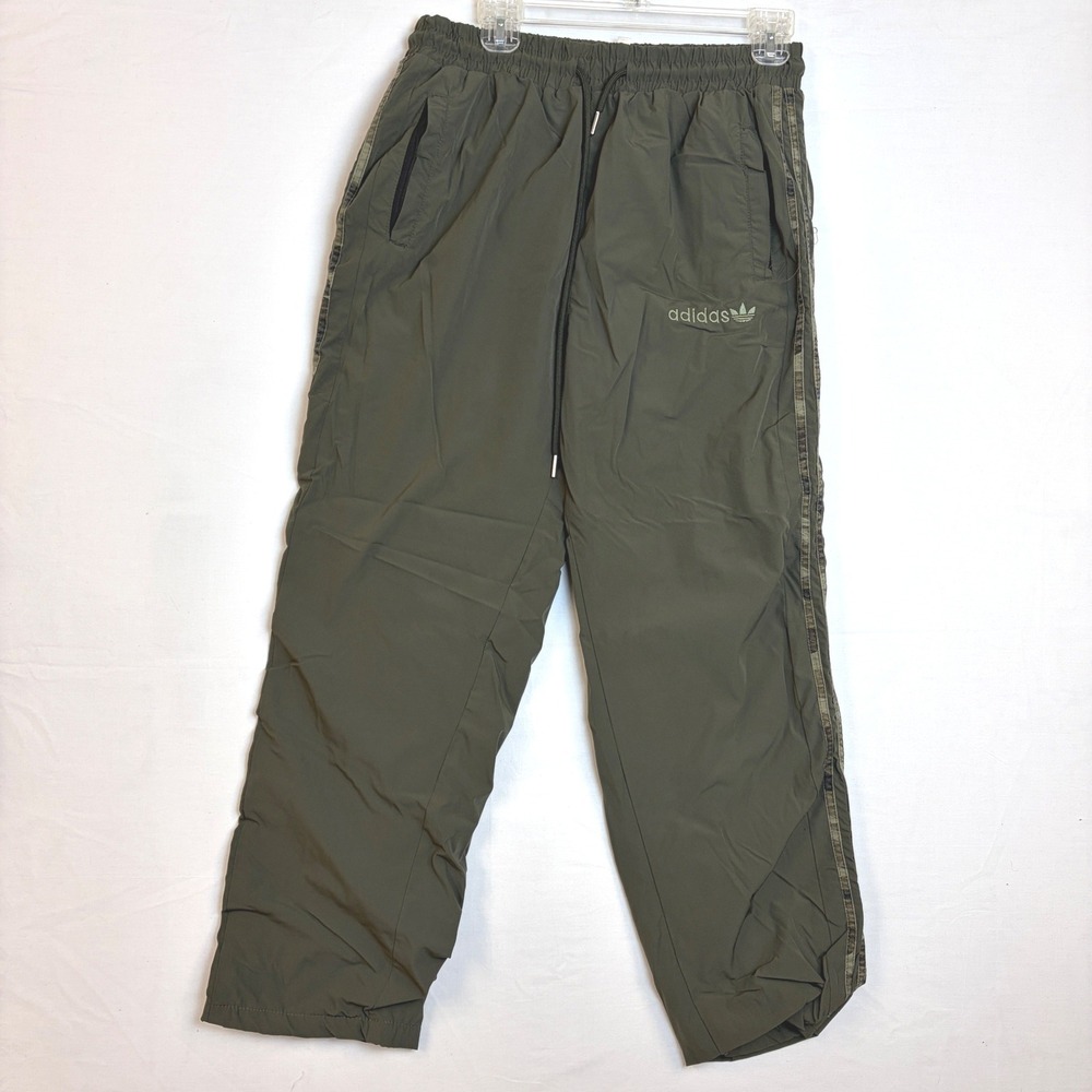 Adidas Originals Olive Green Camo Stripe Track Pants‎ Joggers Womens 3XL